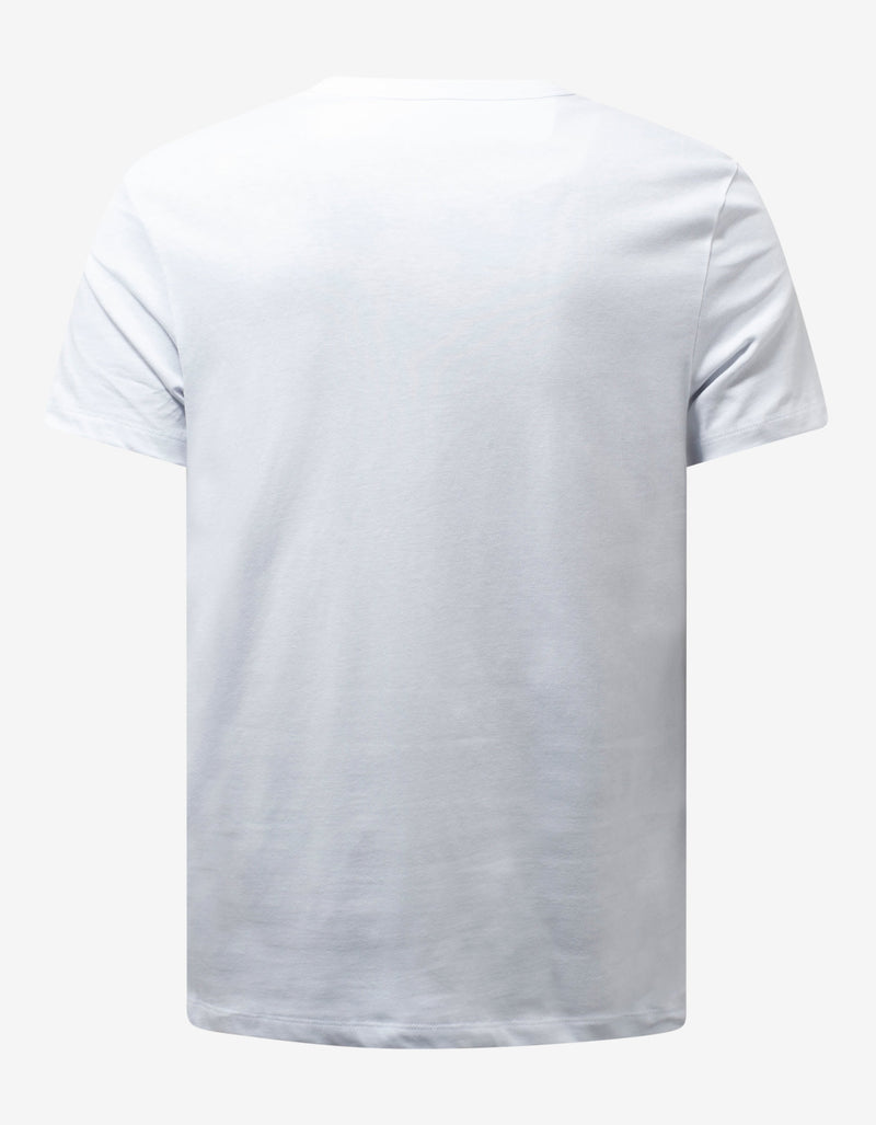 Moncler White Logo Graphic Print T-Shirt