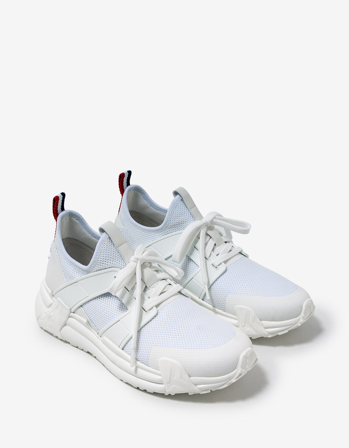 Moncler White Lunarove Low Top Trainers