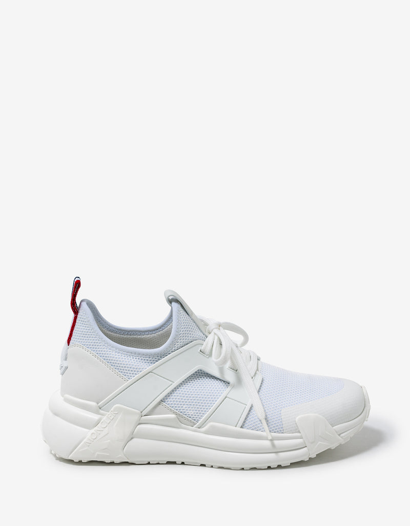 Moncler White Lunarove Low Top Trainers