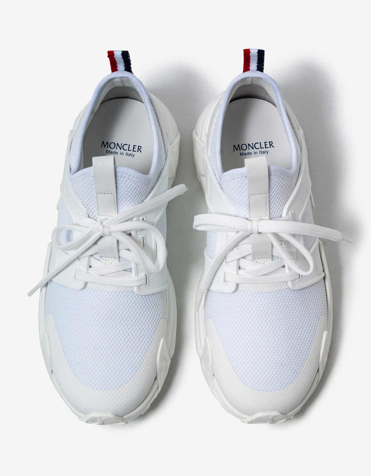 Moncler White Lunarove Low Top Trainers