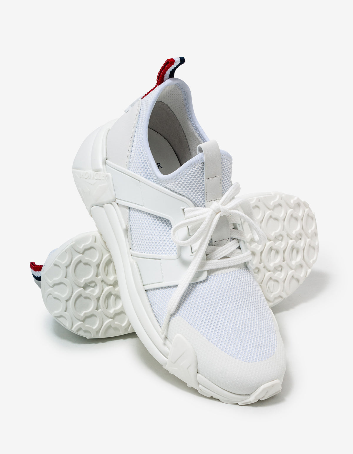 Moncler White Lunarove Low Top Trainers