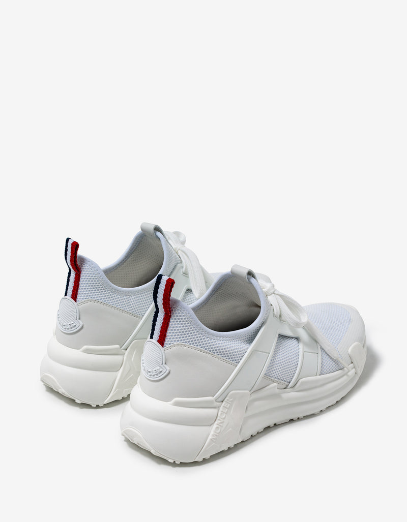 Moncler White Lunarove Low Top Trainers