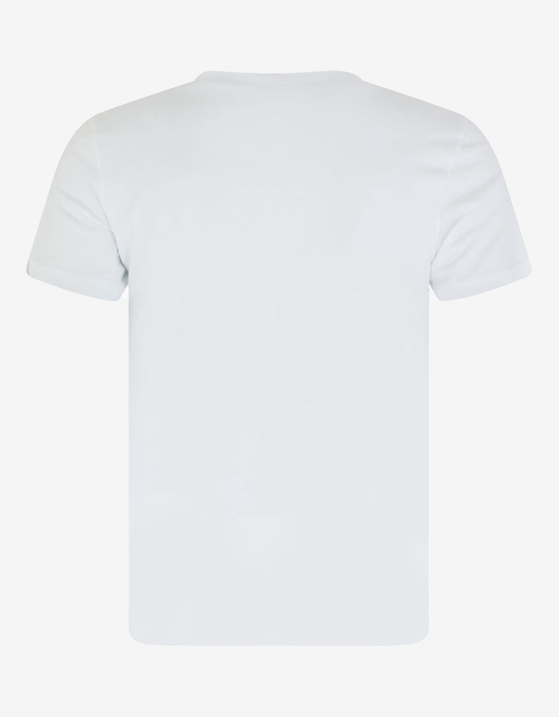 Moncler White Moncler Logo Print T-Shirt