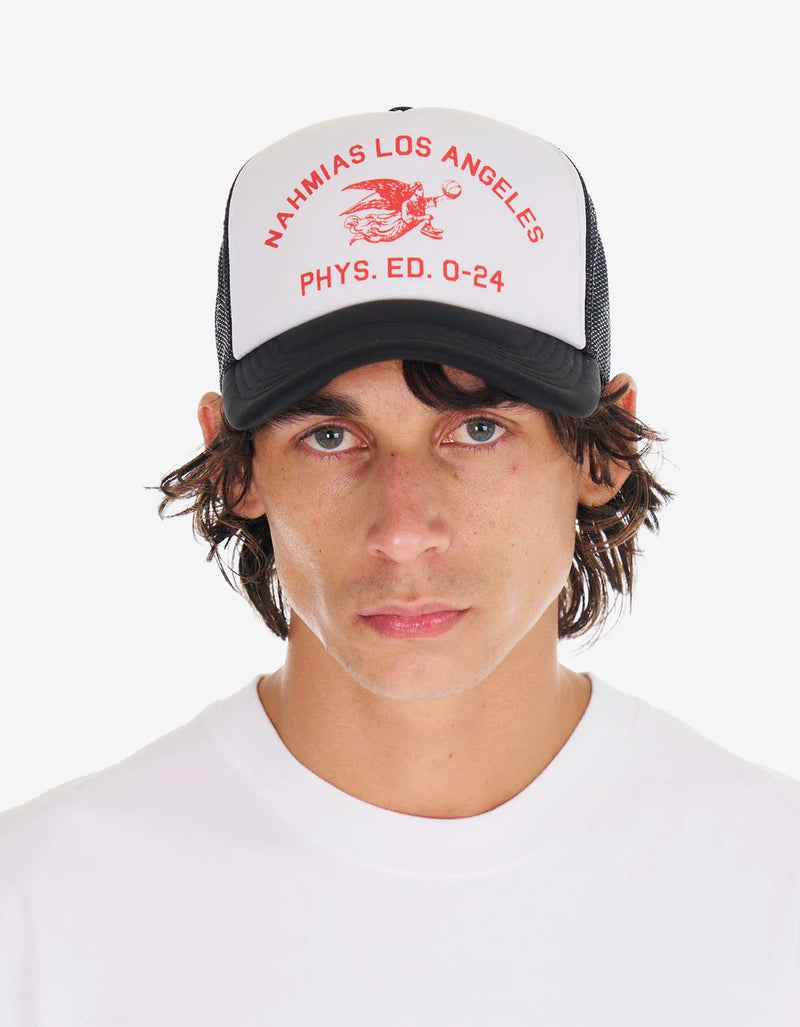 Nahmias Black PHYS. ED. Foam Trucker Hat TR1-F16-001