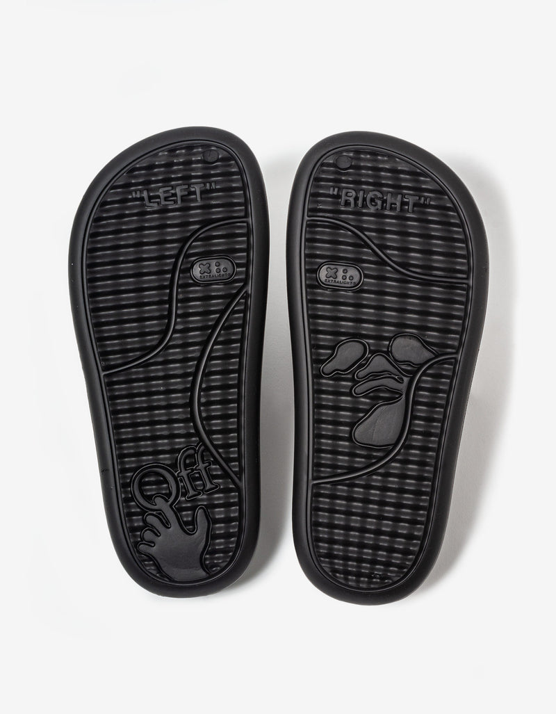 Off-White Black Meteor Padded Slider Sandals