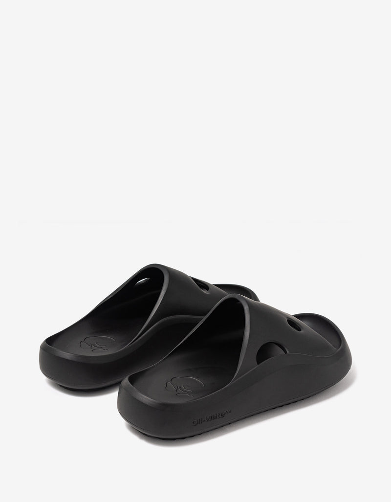 Off-White Black Meteor Padded Slider Sandals