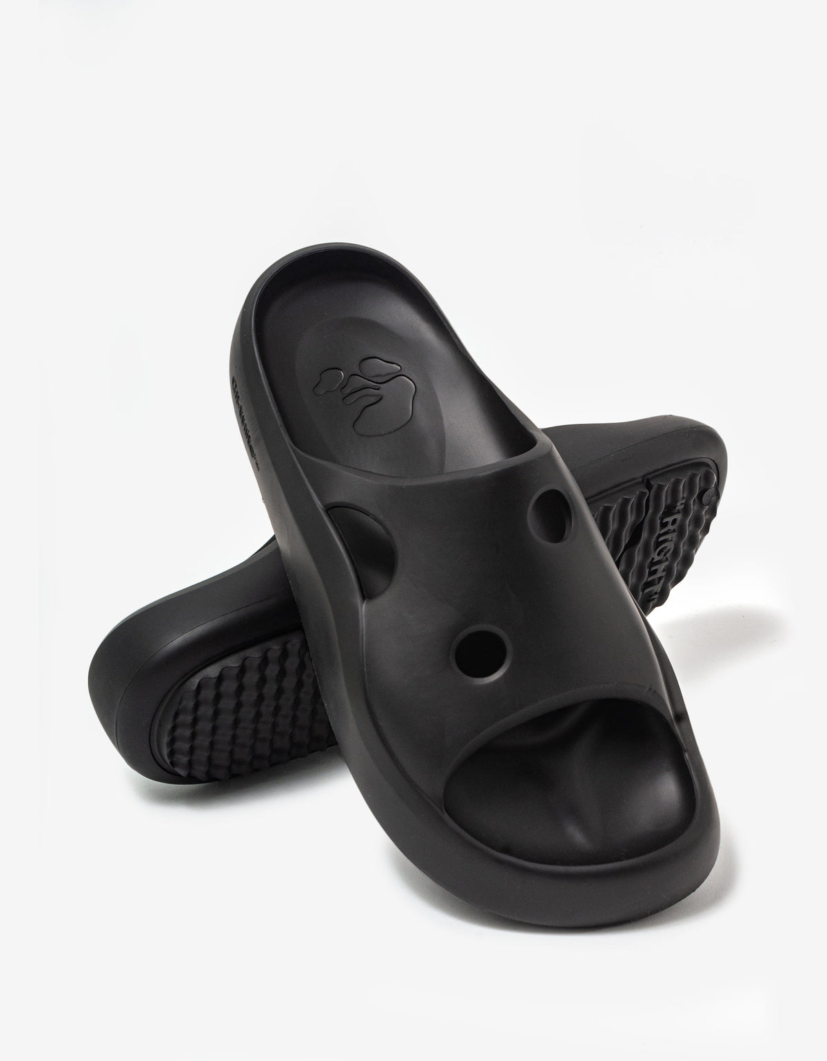 Off-White Black Meteor Padded Slider Sandals