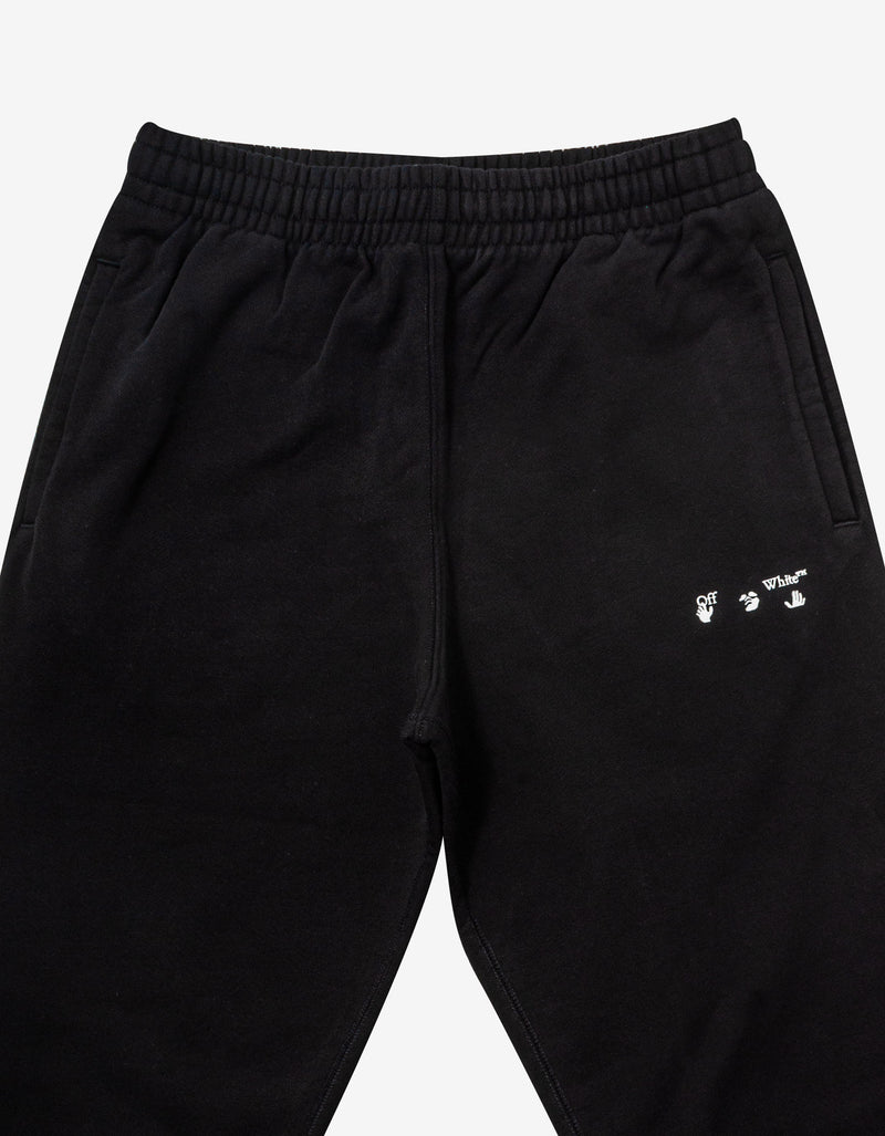 Off-White Black OW Logo Slim Sweat Pants