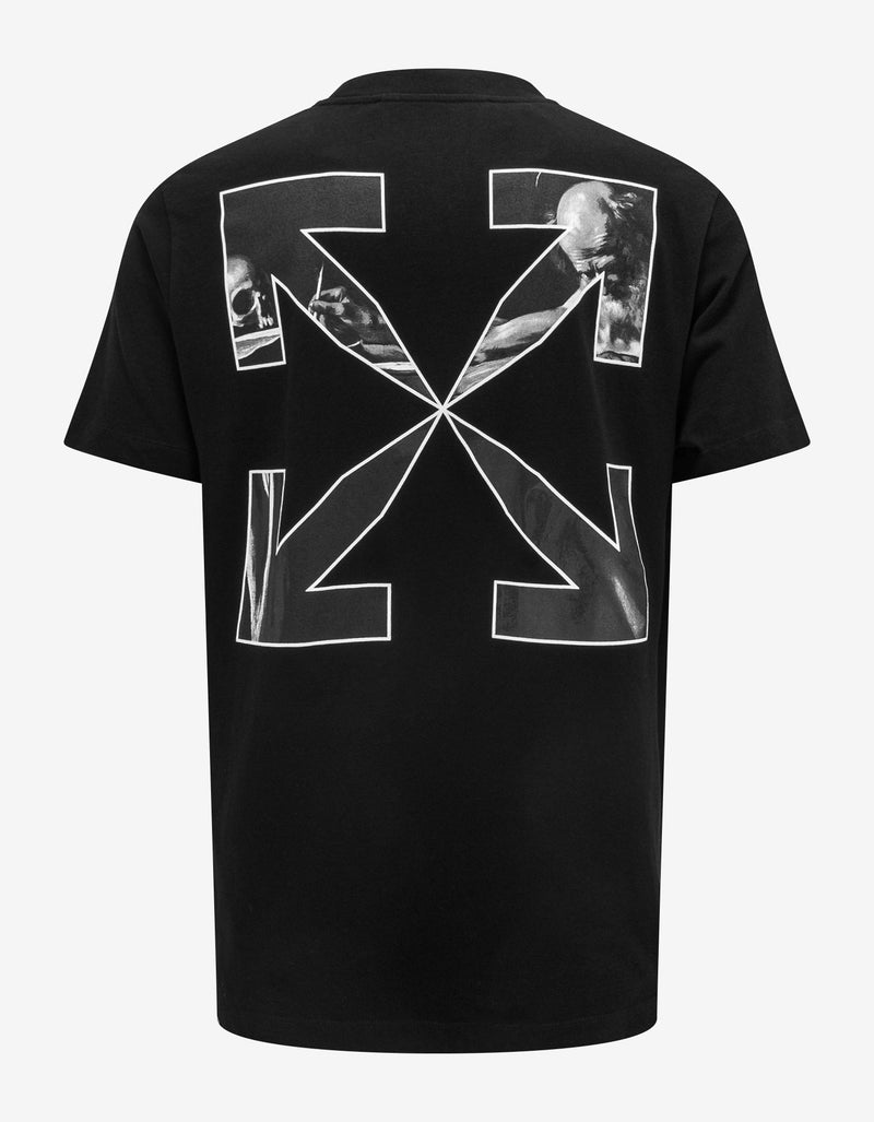 Off-White Black Carav Arrow Print T-Shirt