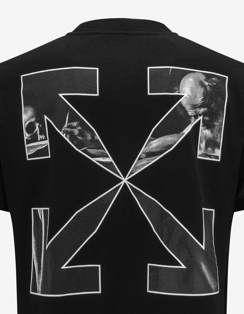 Off-White Black Carav Arrow Print T-Shirt