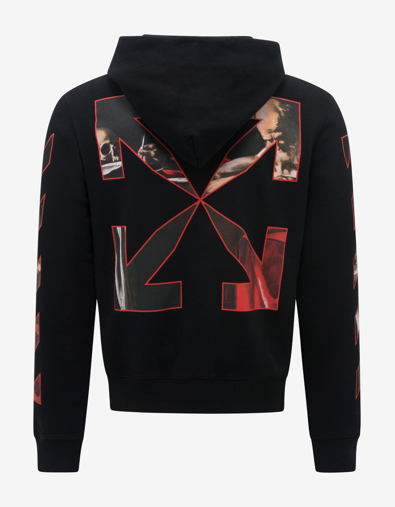 Off-White Black Caravaggio Print Hoodie