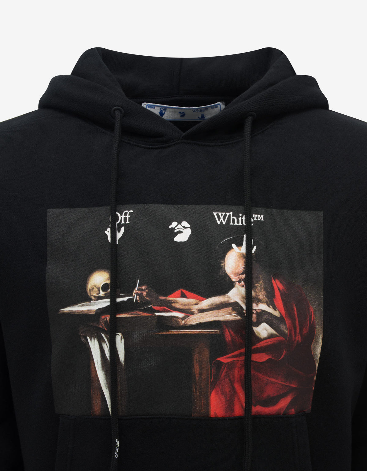 Off-White Black Caravaggio Print Hoodie