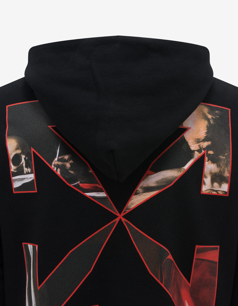 Off-White Black Caravaggio Print Hoodie