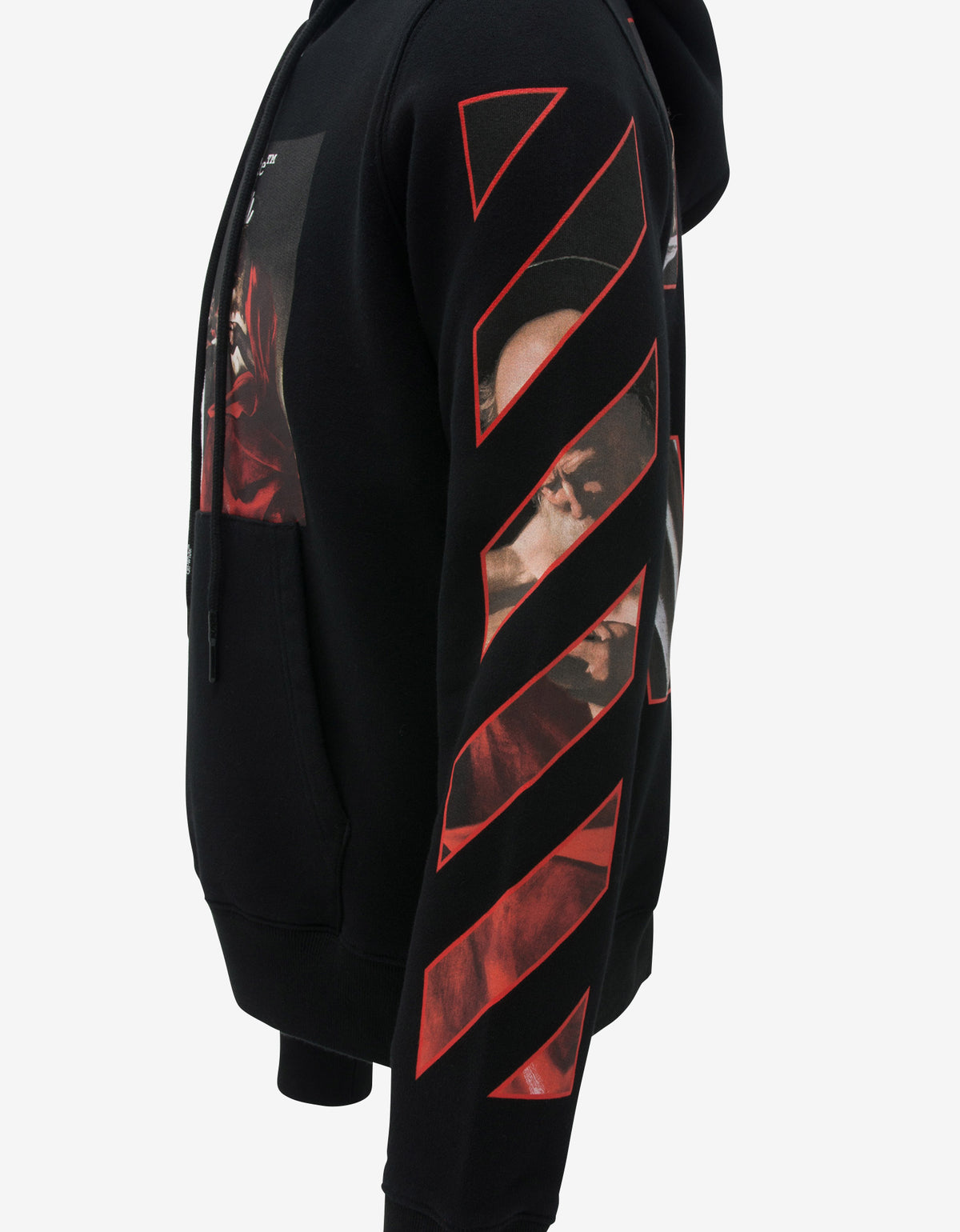 Off-White Black Caravaggio Print Hoodie