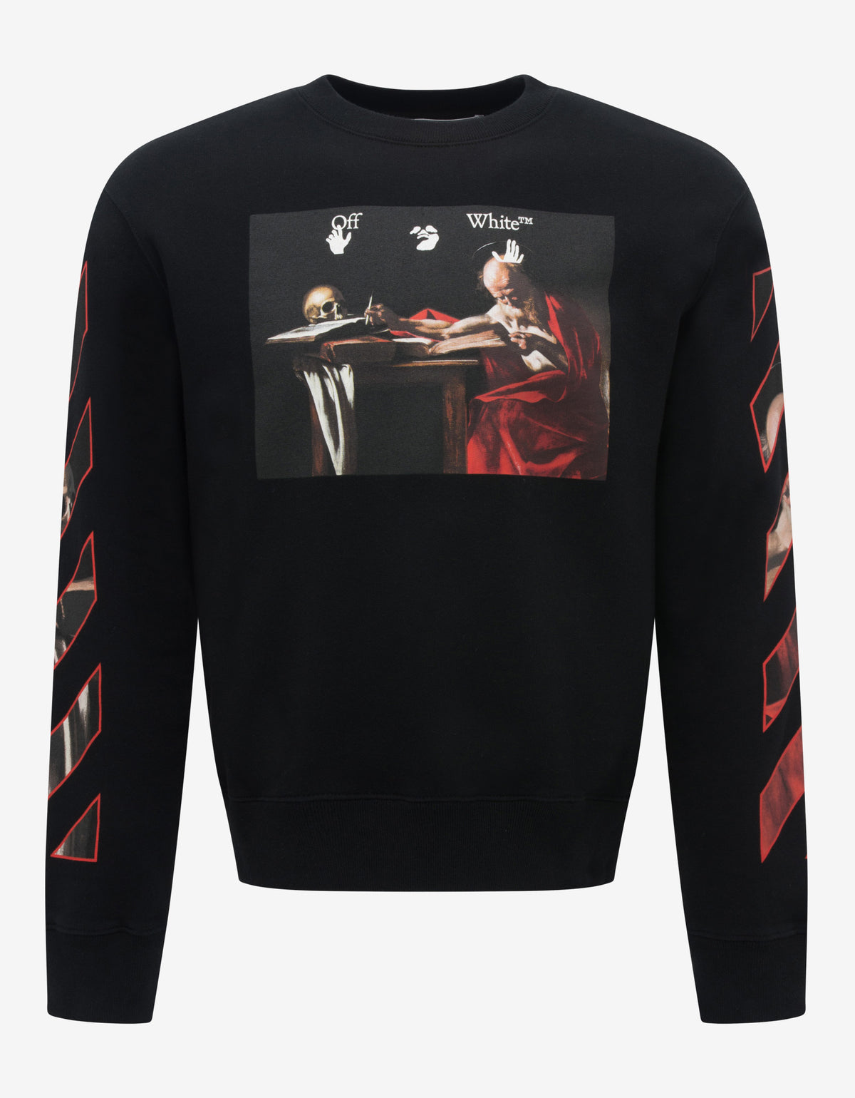 Off-White Black Caravaggio Print Sweatshirt