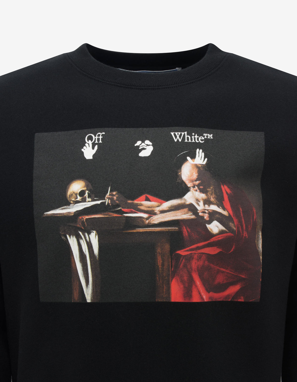 Off-White Black Caravaggio Print Sweatshirt