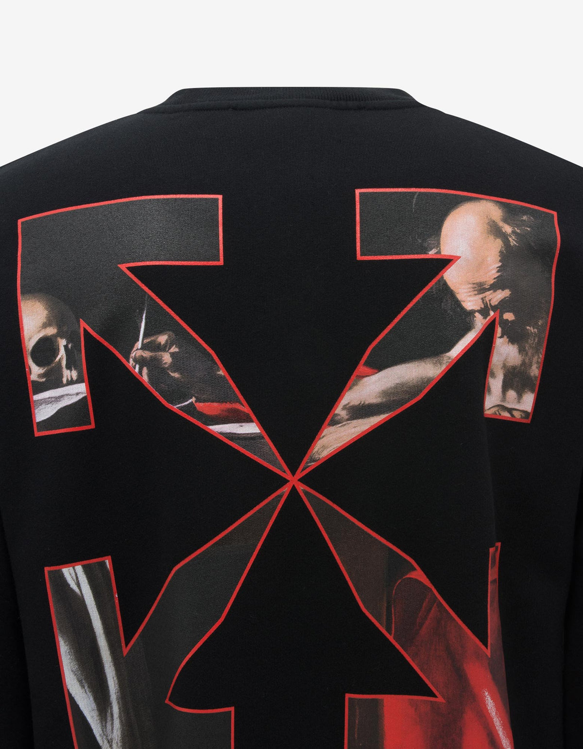 Off-White Black Caravaggio Print Sweatshirt