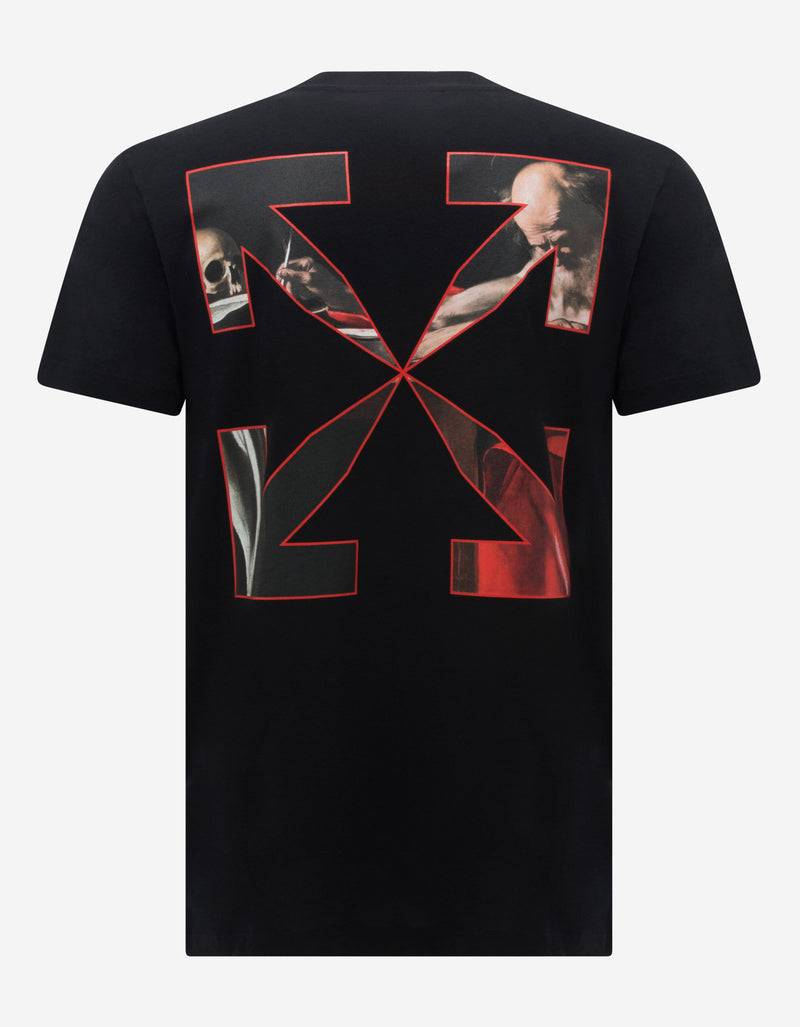 Off-White Black Caravaggio Print T-Shirt