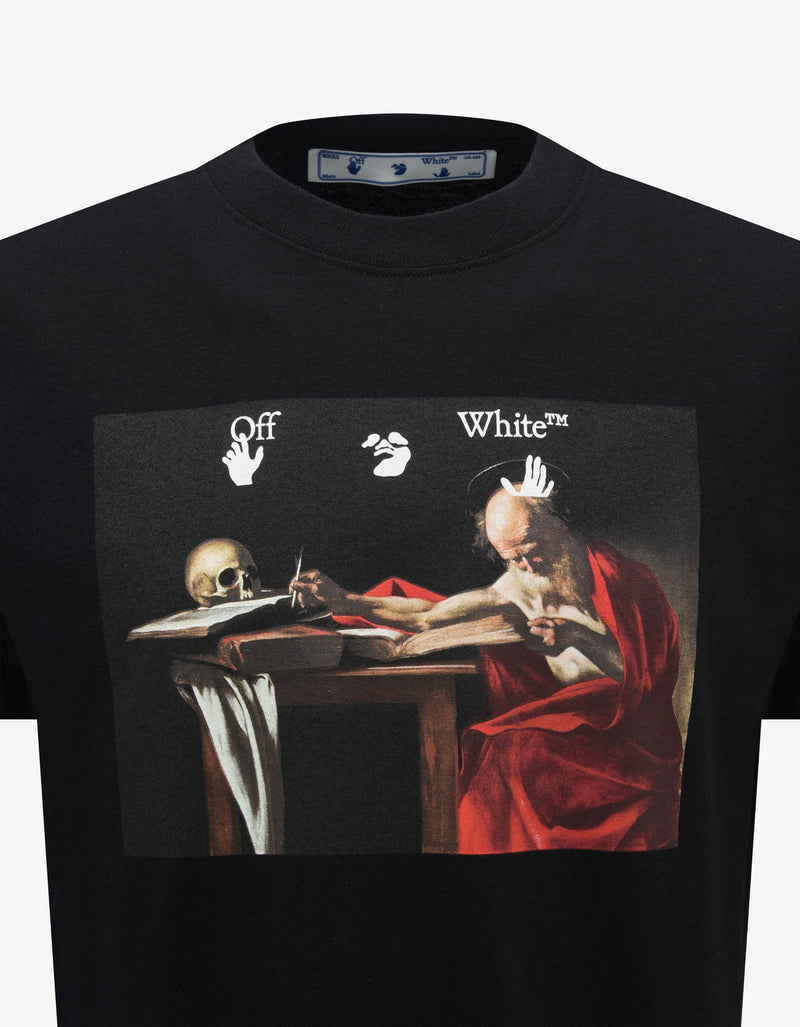 Off-White Black Caravaggio Print T-Shirt