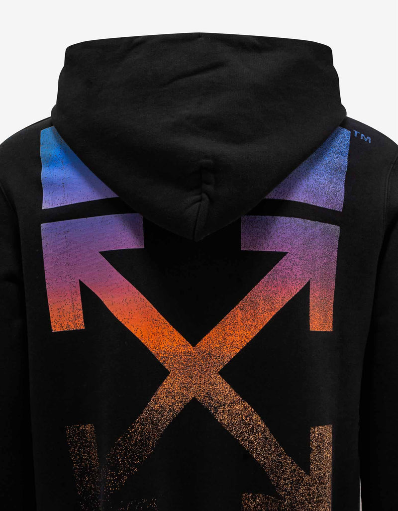 Off-White Black Degrade Arrow Print Hoodie