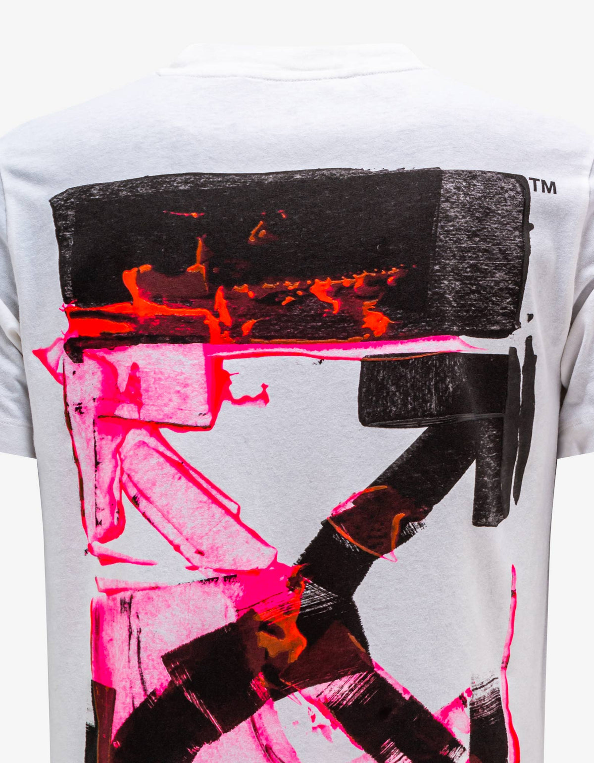 Off-White White Acrylic Arrow Print T-Shirt