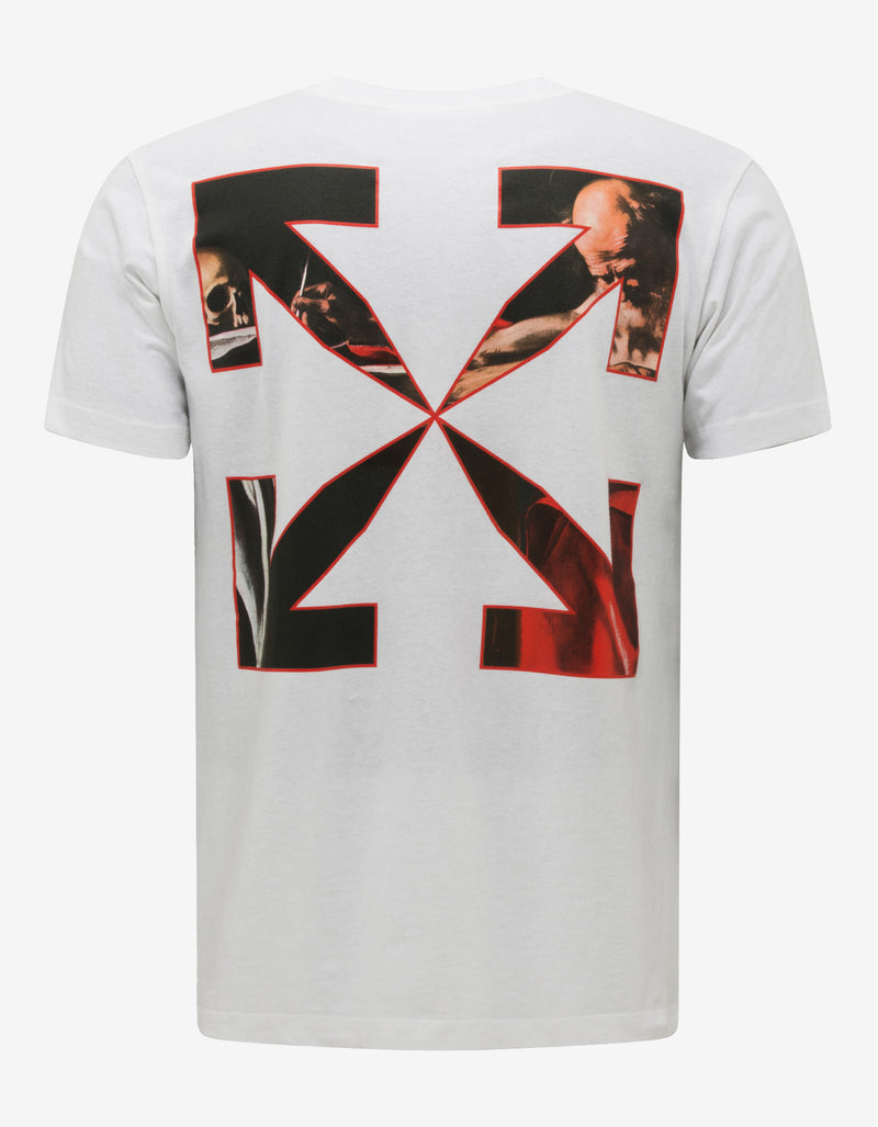 Off-White White Caravaggio Print T-Shirt