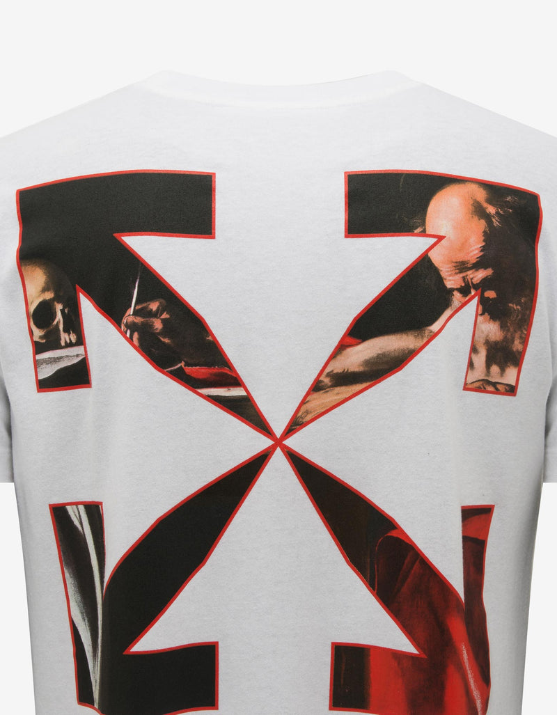 Off-White White Caravaggio Print T-Shirt