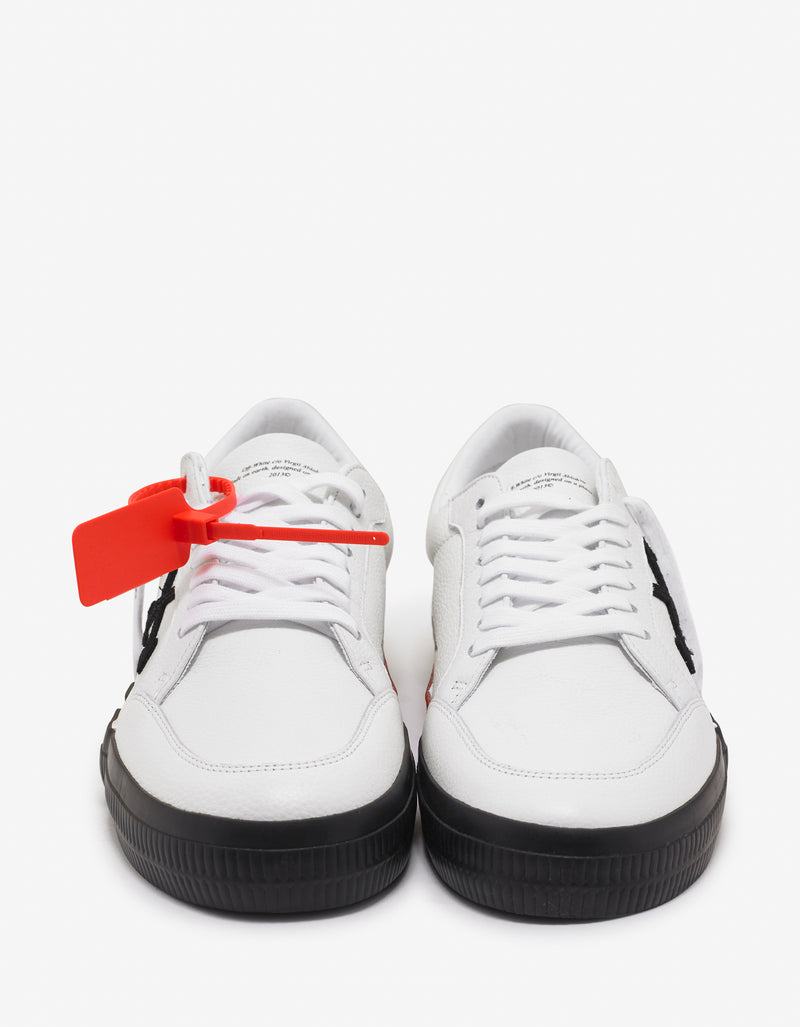 Off-White White Grain Leather Low Vulcanized Trainers