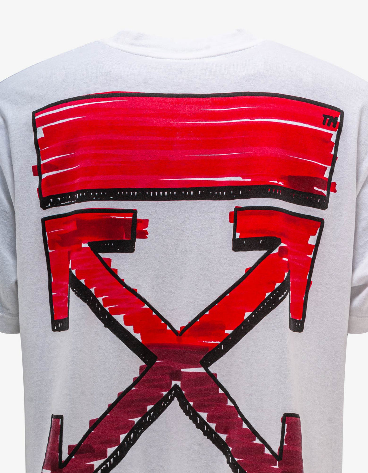 Off-White White Marker Print Oversized T-Shirt