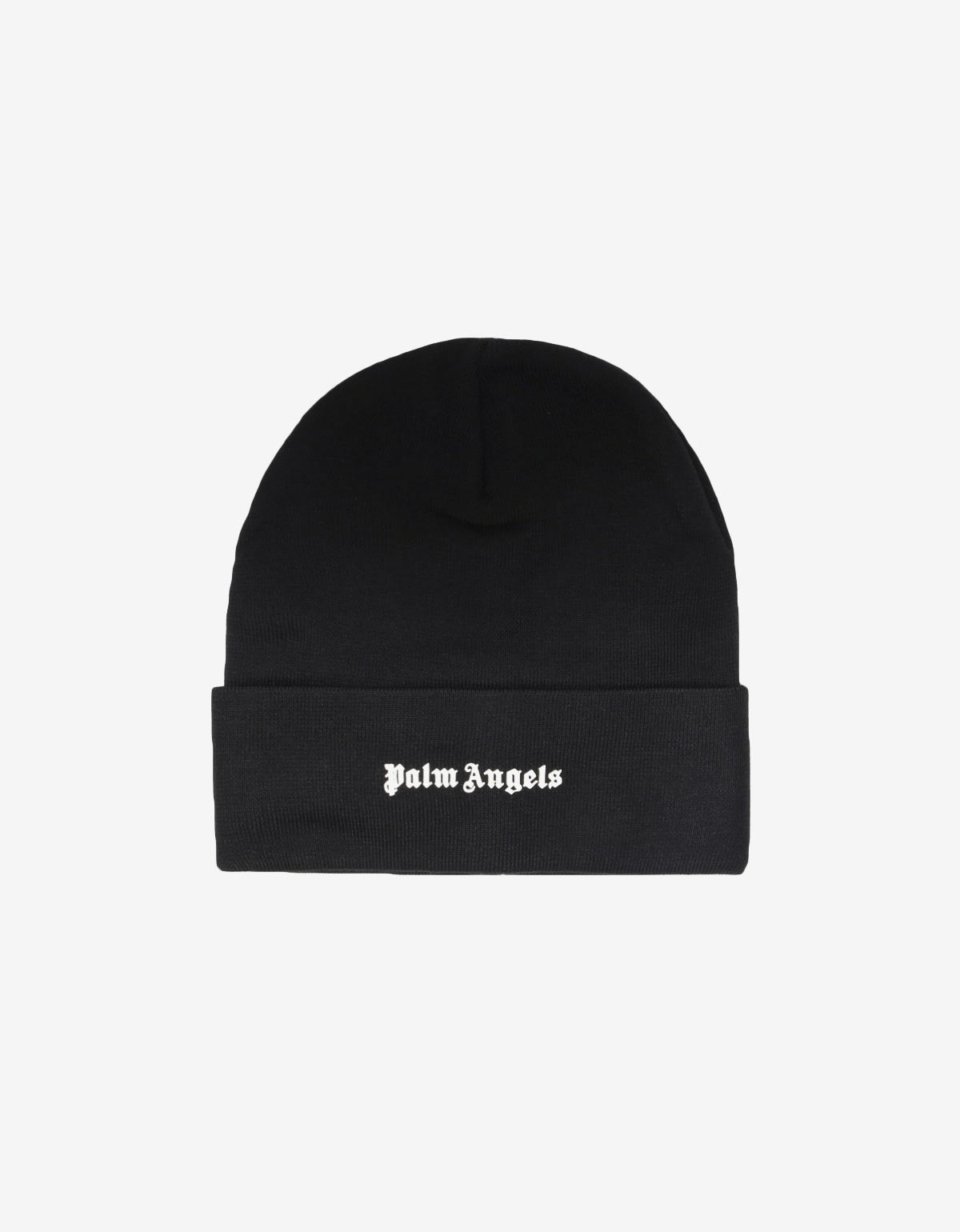 Palm Angels Black Classic Logo Beanie