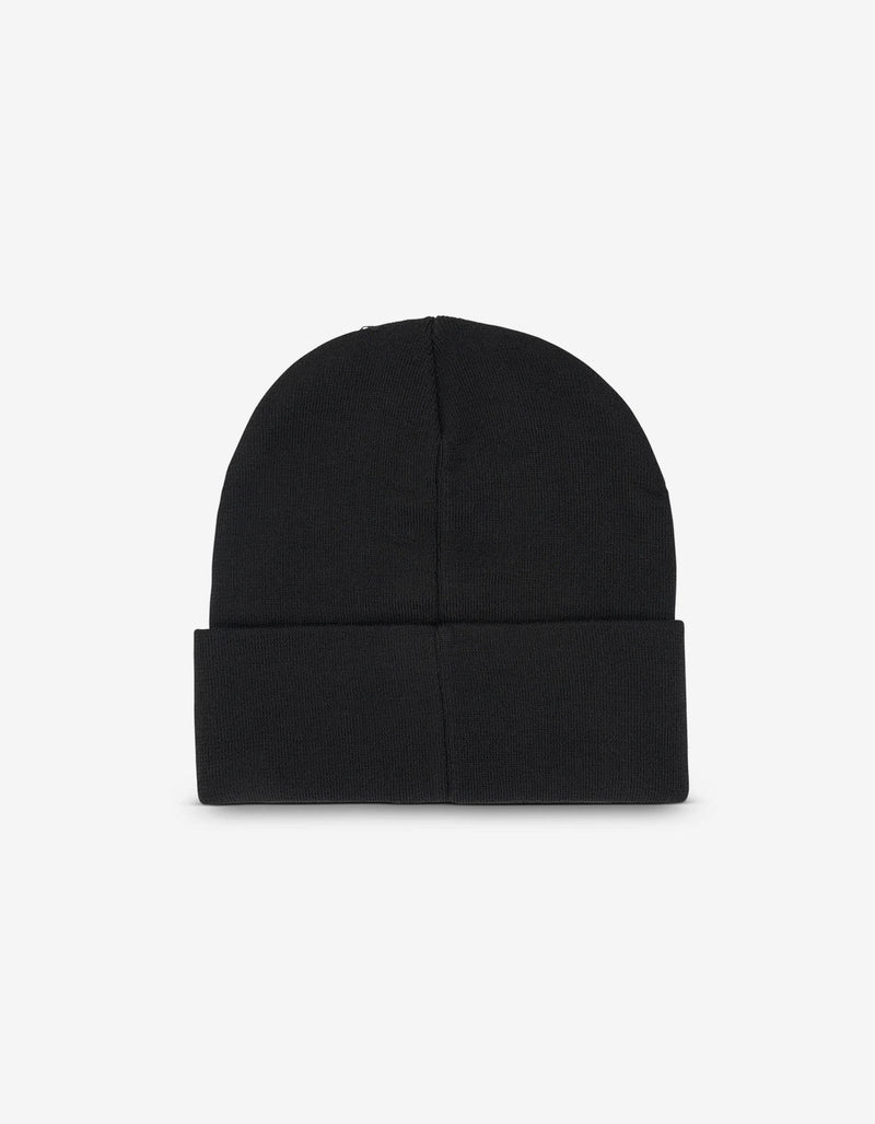 Palm Angels Black Classic Logo Beanie