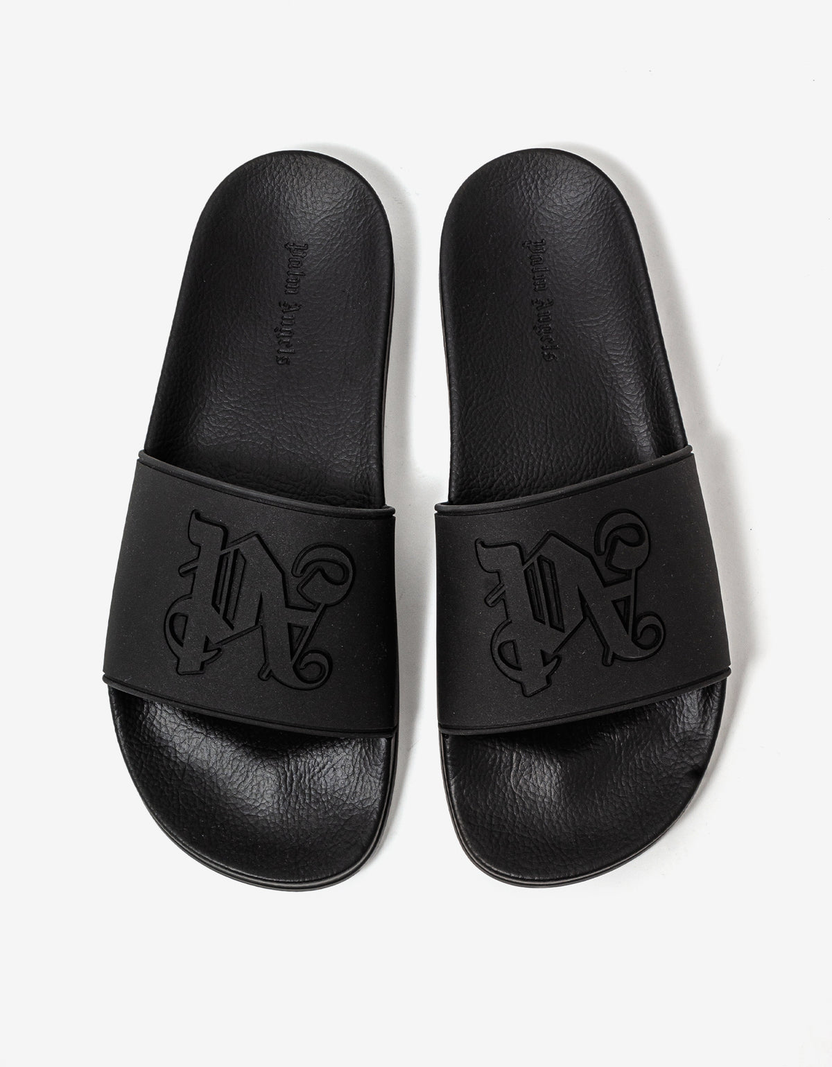 Black Logo Pool Sliders