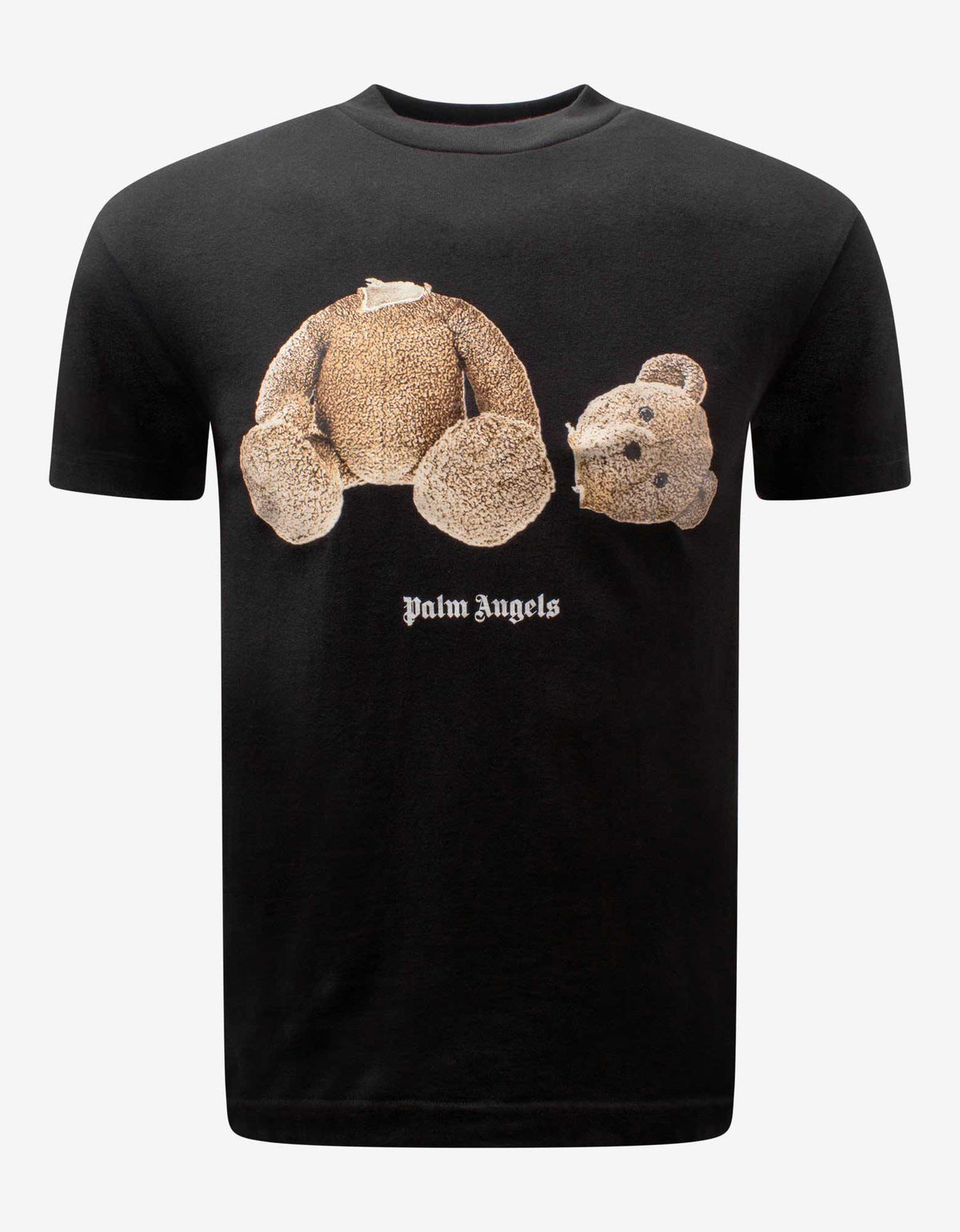 Palm Angels Black Classic Bear Print T-Shirt