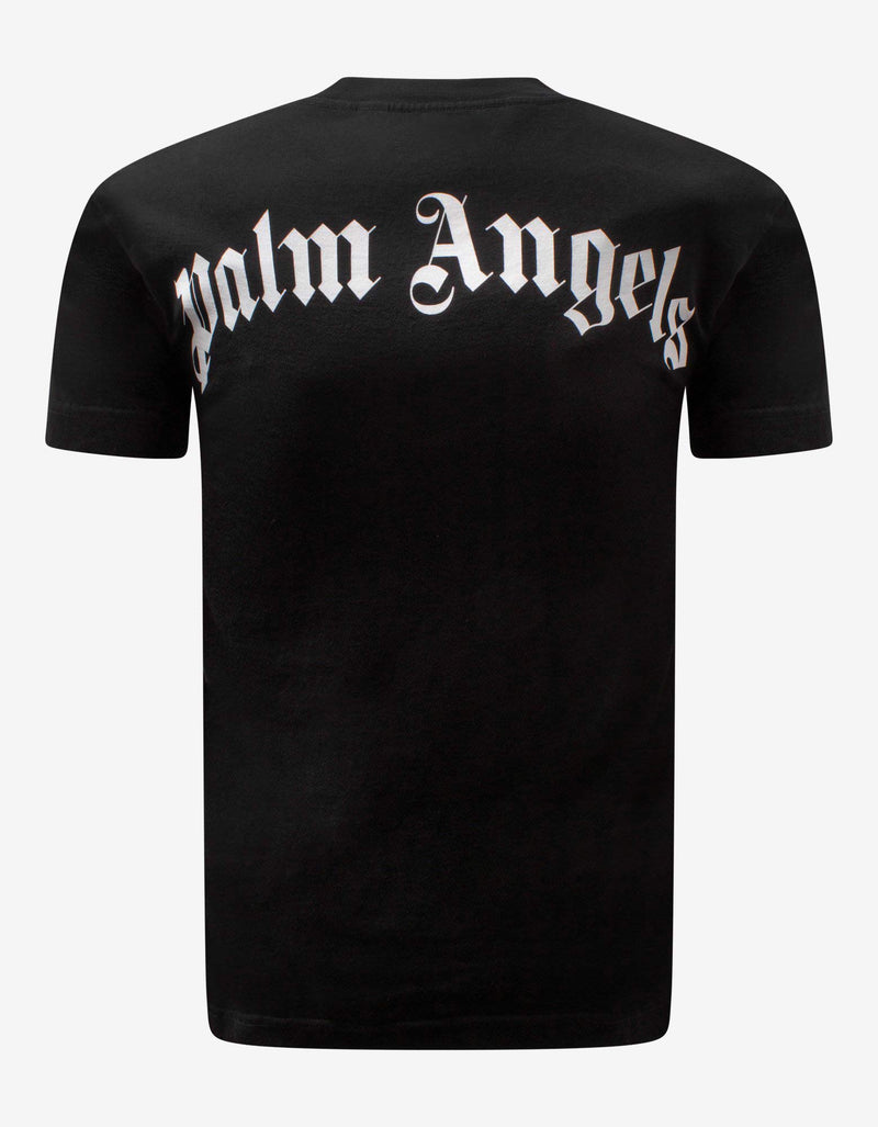 Palm Angels Black Classic Bear Print T-Shirt