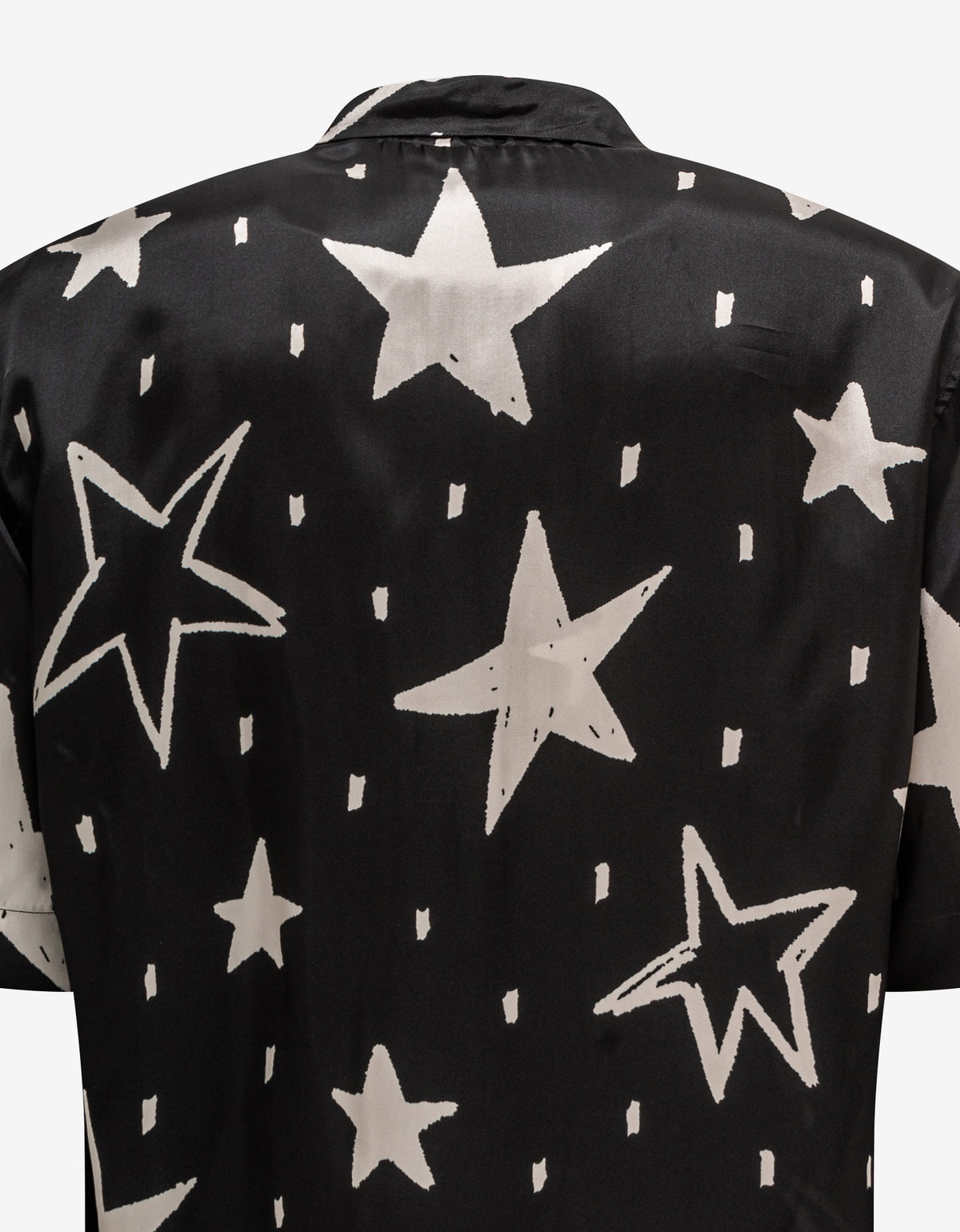 Palm Angels Black Night Sky Bowling Shirt