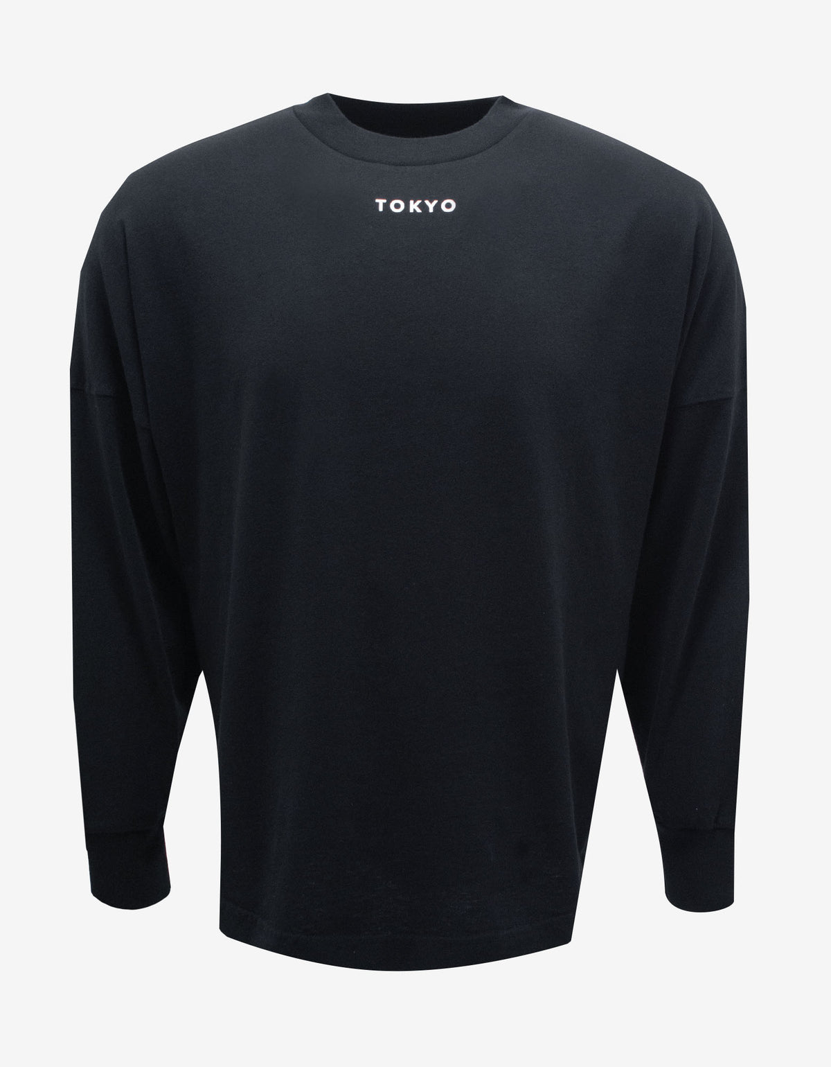 Palm Angels Black Tokyo Sprayed Logo Long Sleeve T-Shirt