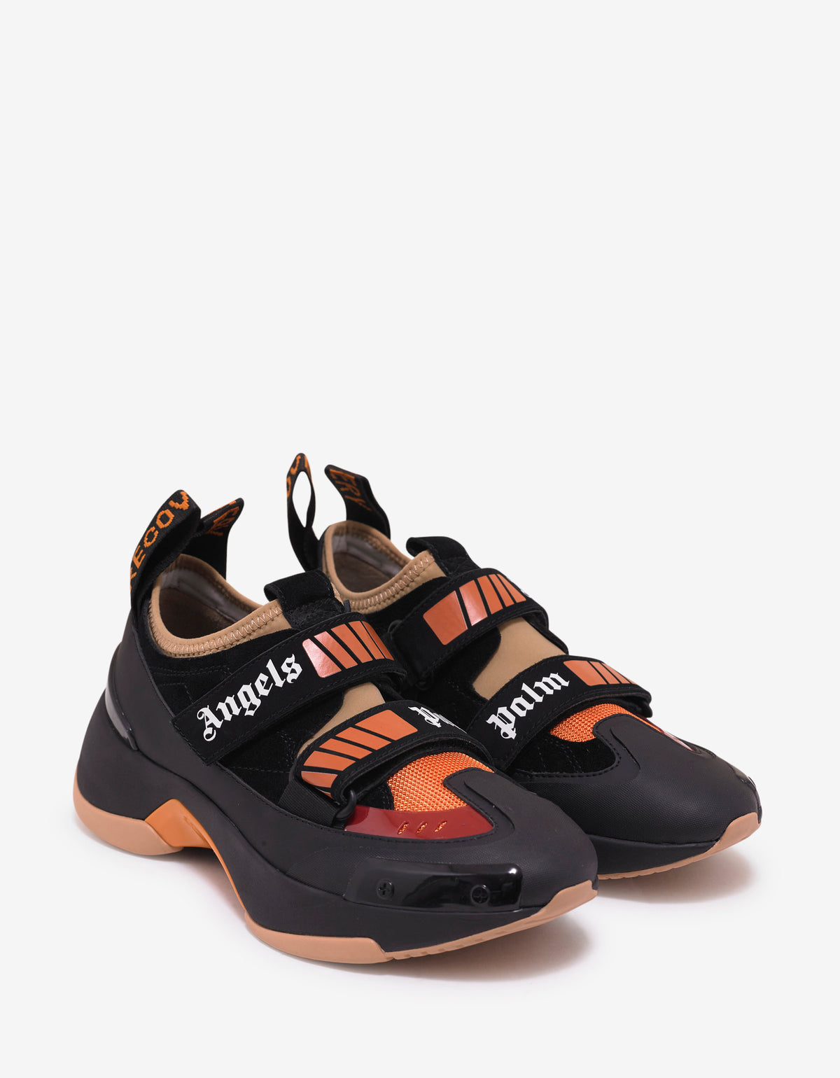 Palm Angels Black & Beige Recovery Trainers