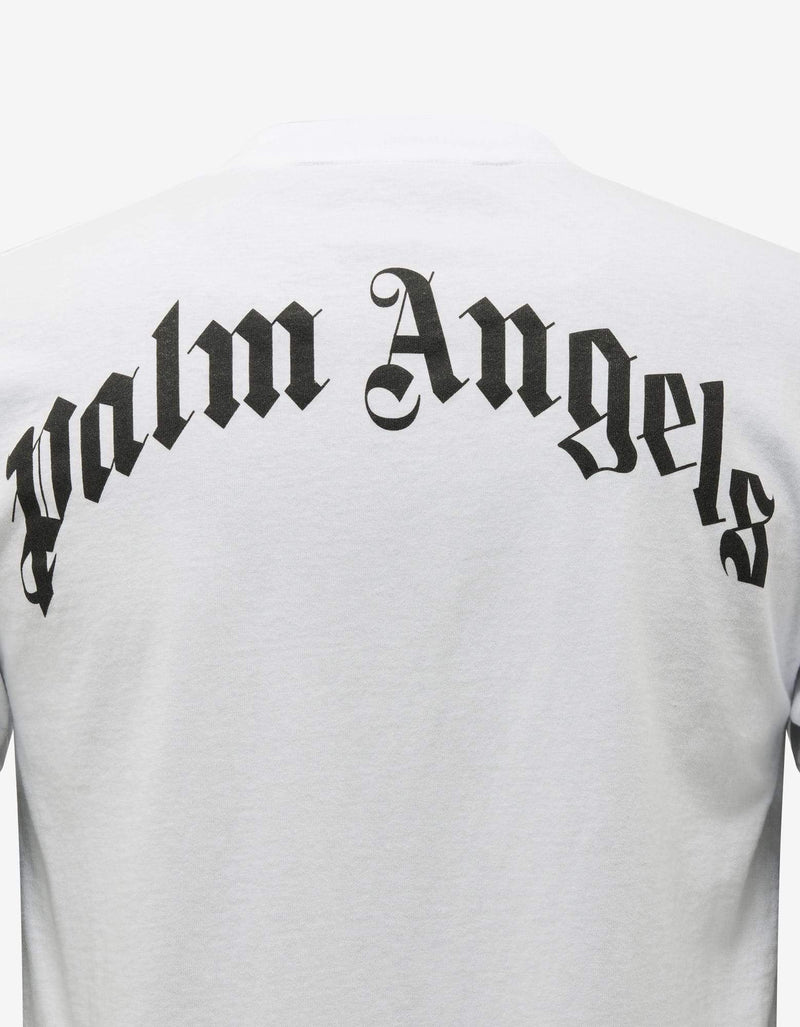 Palm Angels White Classic Bear Print T-Shirt