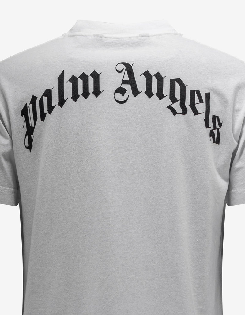 Palm Angels White Classic Shark Print T-Shirt