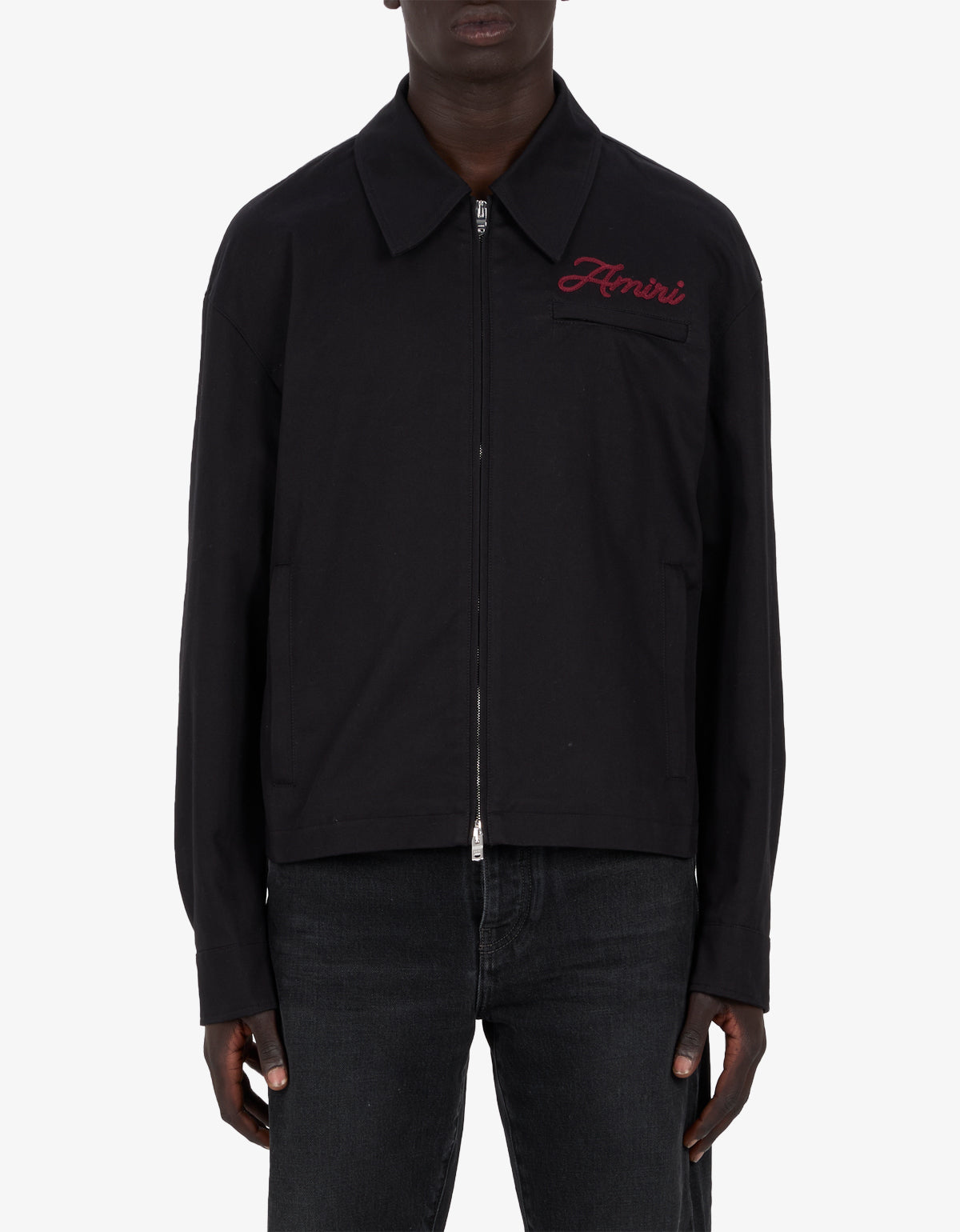 Amiri Black Embroidered Dreamers Blouson