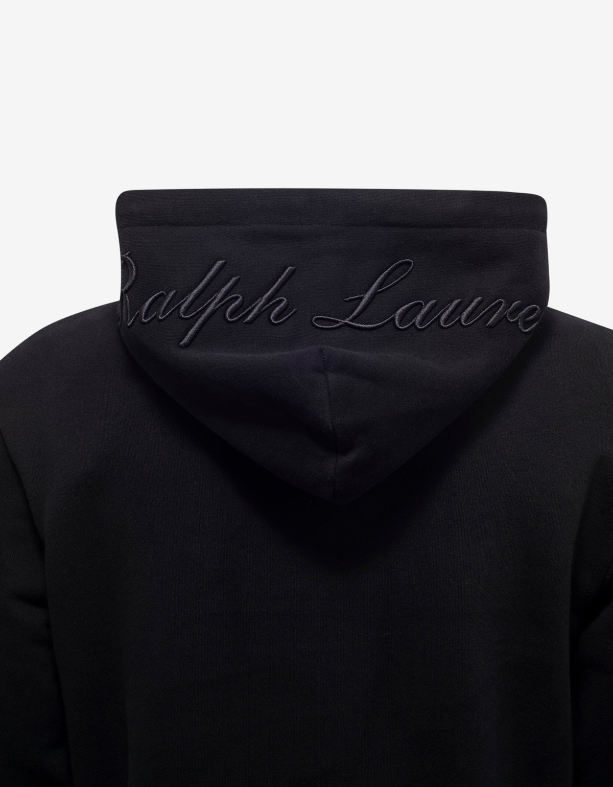 Ralph Lauren Purple Label Black Ski Bear Logo Hoodie