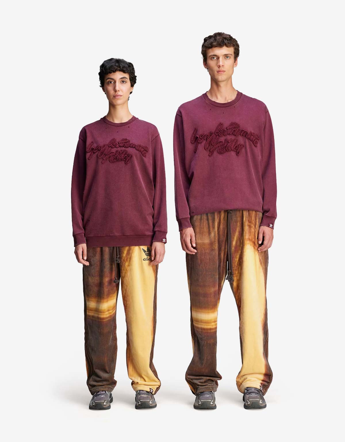 SFTM x Adidas 004 Brown Velvet Pants