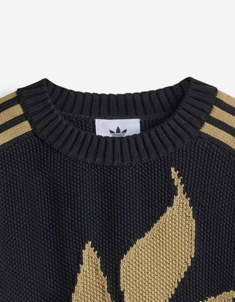 SFTM x Adidas Black Full Fashion Crew Sweater JN0734