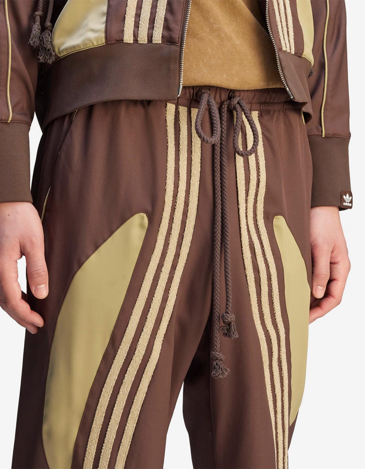 SFTM x Adidas Brown Spring Woven Joggers JN0737