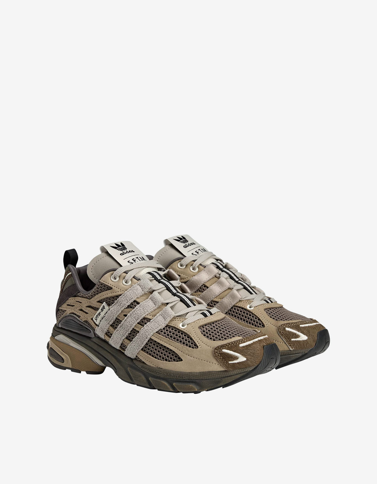 SFTM x Adidas SFTM-004 Brown Adistar Cushion Trainers JR8044