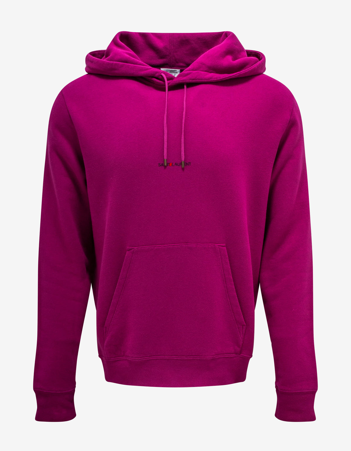 Saint Laurent Fuchsia Saint Laurent Rive Gauche Hoodie