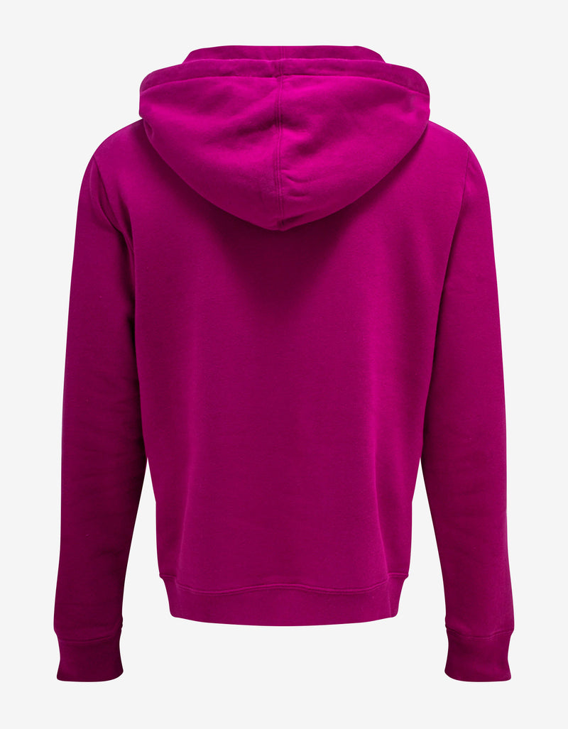 Saint Laurent Fuchsia Saint Laurent Rive Gauche Hoodie