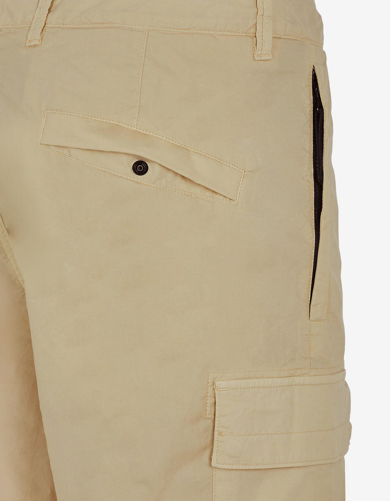 Stone Island Beige Cargo Bermuda Shorts