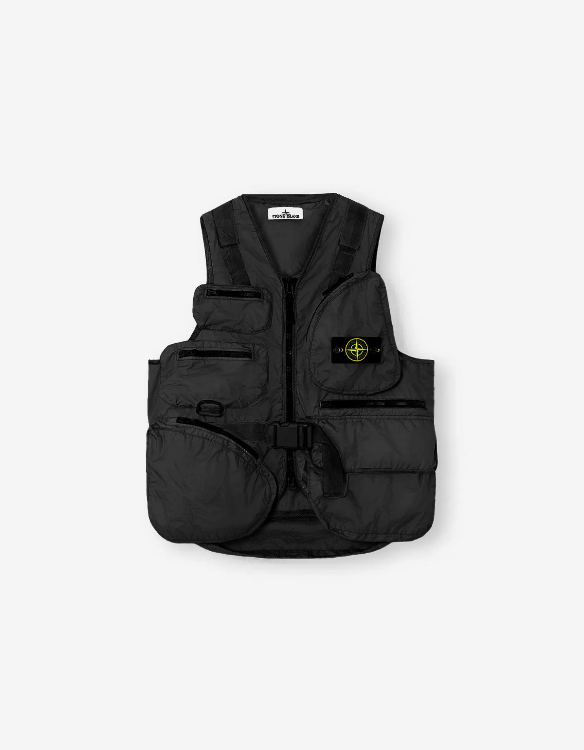 Stone Island Black Membrana 3L TC Utility Gilet