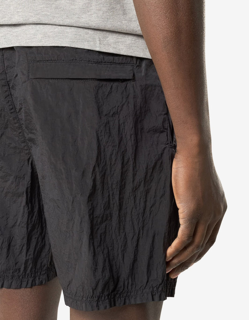 Stone Island Black Nylon Metal Swim Shorts